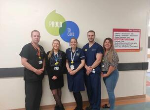 NOMINATED: The staff who have been nominated.