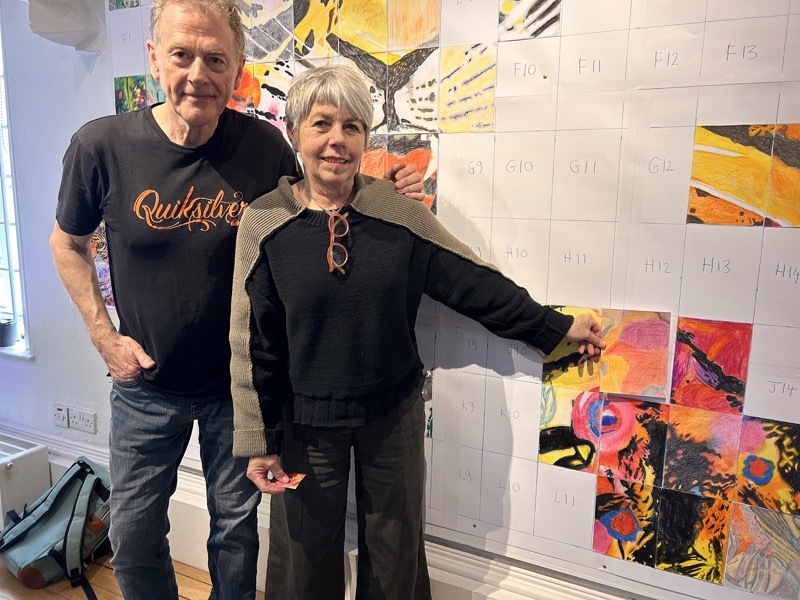 Paul Morton with Claire Wildsmith.