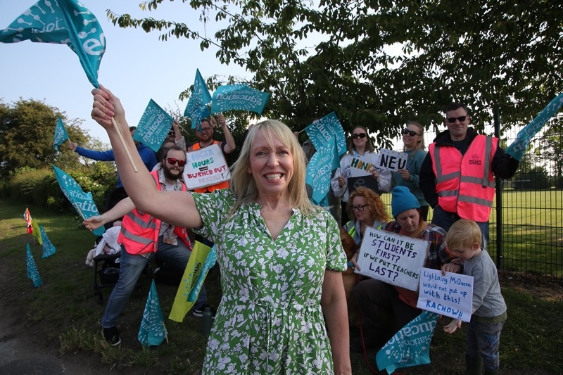TAKING ACTION: Outwood Grange Academies Trust schools went out on strike this week.