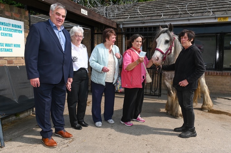 DONATION: The money was handed over this week.