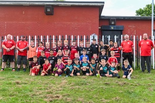 CONCERNS: The team at Worsbrough Bridge.