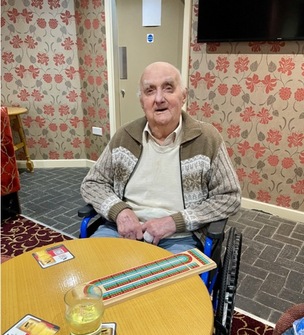 BUSY TIMES: Maurice Churchouse gets reacquainted with his love of cribbage.