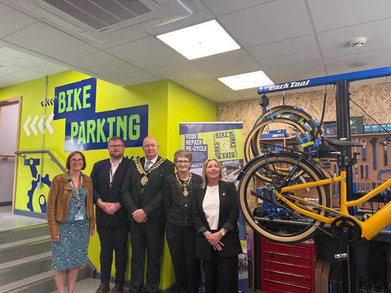 BIKE WORKS: The hub is now open.
