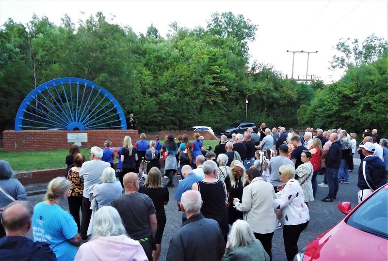 MEMORIAL: The event took place last week.