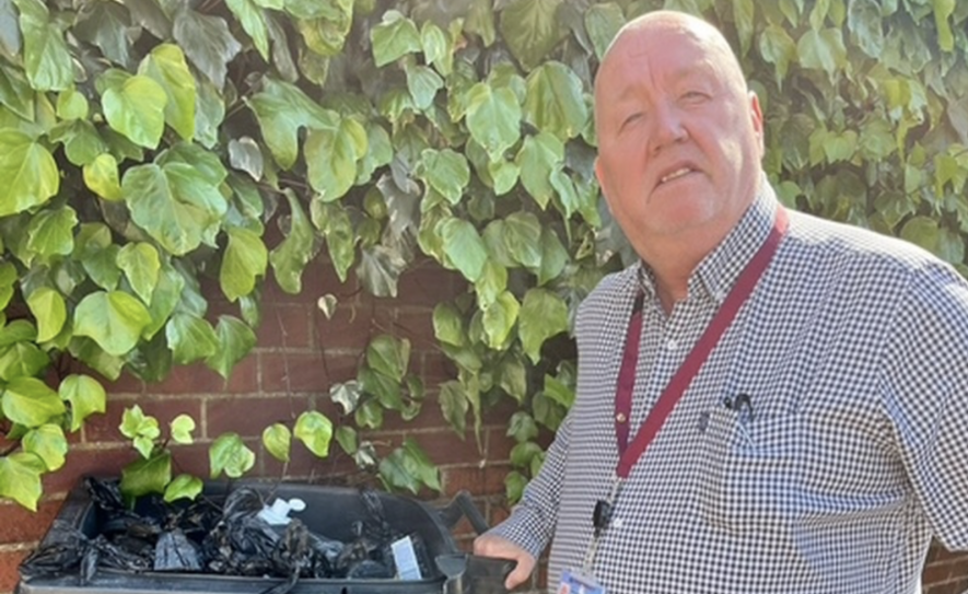 RUBBISHED CLAIM: Coun Steve Bullcock, who has condemned the council’s high collection figure as being inaccurate.