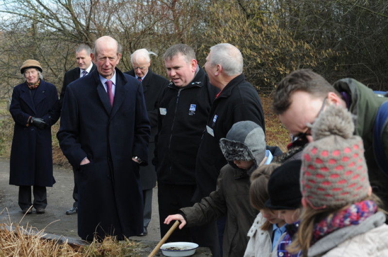 Main image for Queen's cousin the Duke of Kent gets a tour of the borough