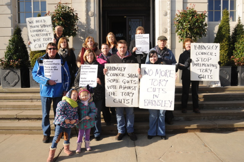 Main image for 'Show some guts' - say protesters