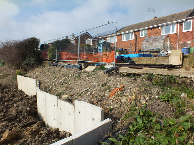 Main image for Garden collapse heartbreak for pensioner