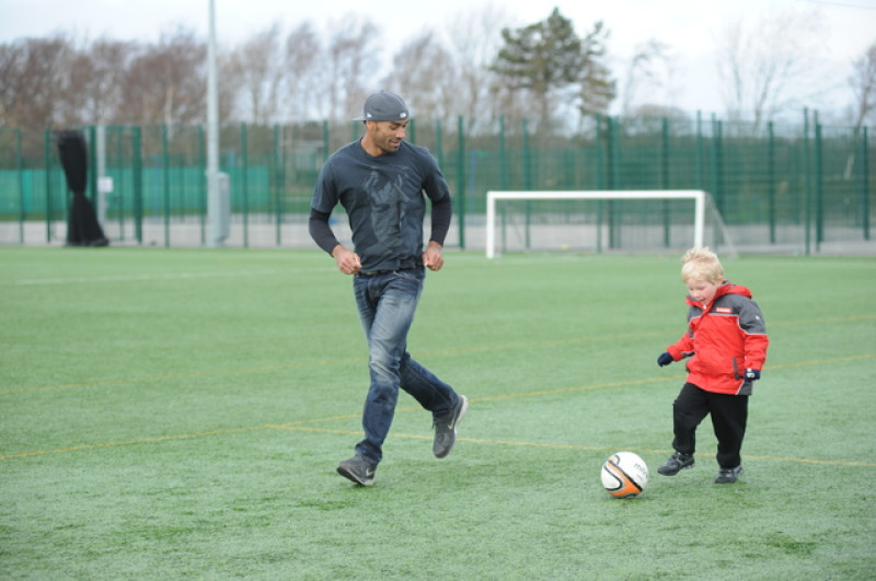 Main image for Bruce brings Barnsley soccer school