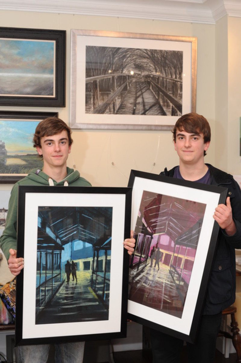Main image for Twins team up for painting project