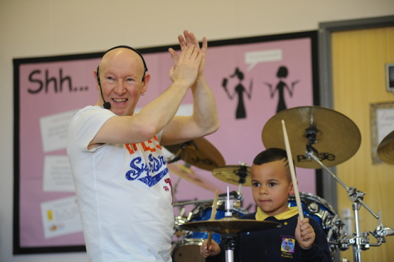 Main image for Status Quo visit for primary schools