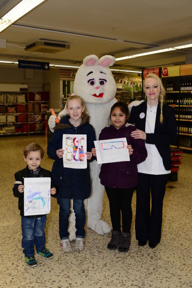 Main image for Easter Bunny stops off for eye test