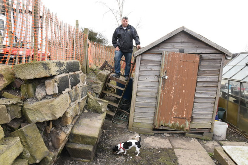 Main image for Fears over precarious allotment