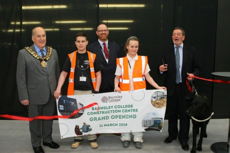 Main image for Lord Blunkett opens new college centre