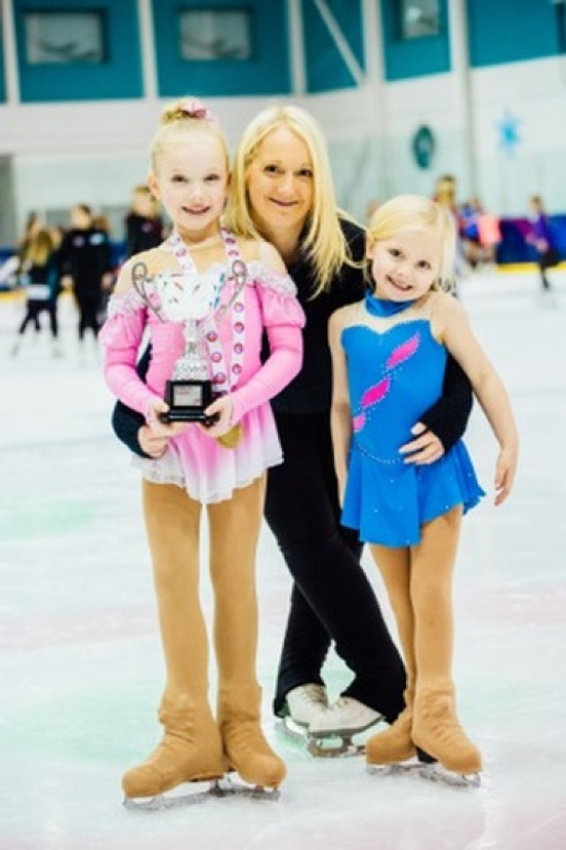 Main image for Barnsley family hooked on ice skating