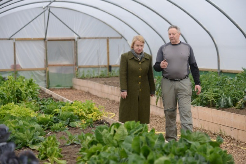 Main image for Green Party leader meets locals