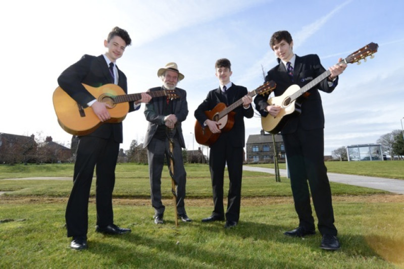 Main image for Terminally ill musician donates guitars