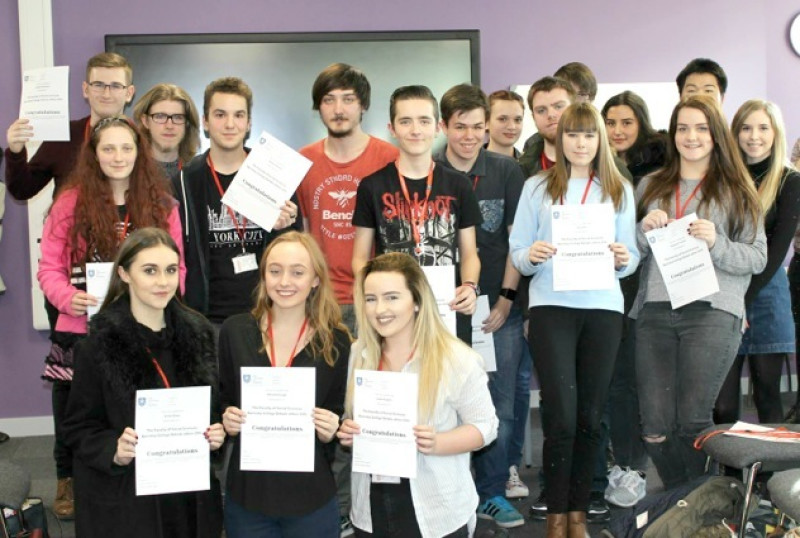 Main image for College students take part in mock Parliament debate