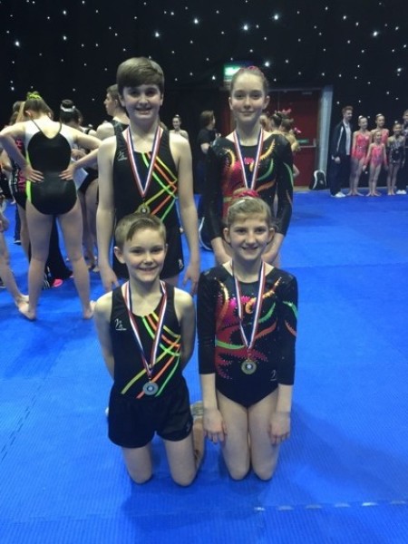 Main image for Gymnasts take home gold