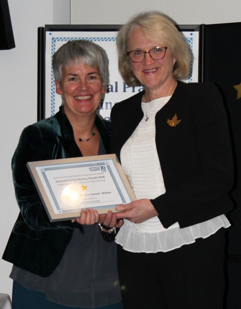 Main image for Nurses’ work recognised at awards bash