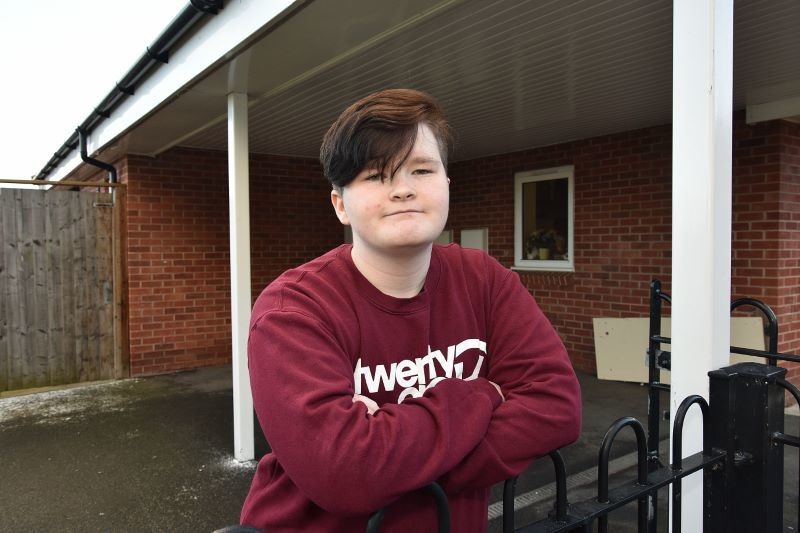 Main image for Stevie, 14, continues to show her caring side to family