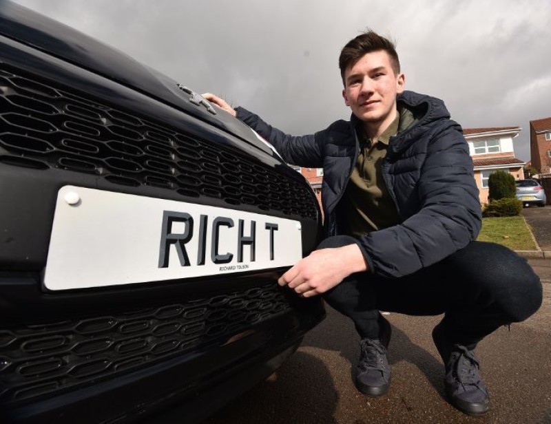 Main image for Number plate suits Ellis to a T