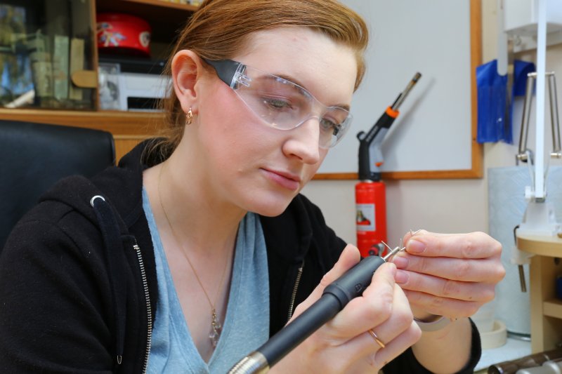 Main image for Hayley finds silver lining in handmaking jewellery