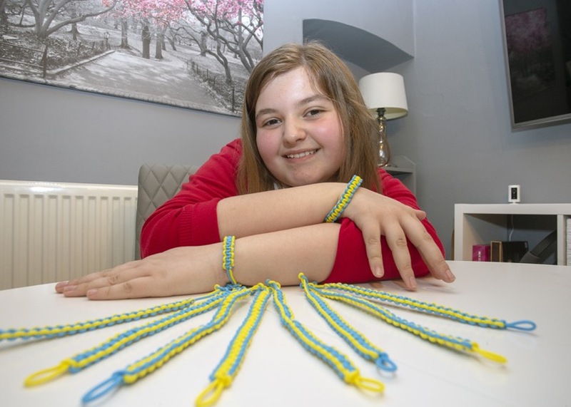 Main image for Youngster raises cash for Ukrainians