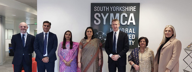 Main image for Indian leader stops off in Barnsley