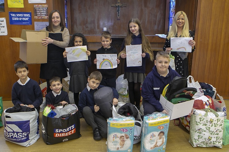 Main image for Kids embark on Ukraine donation effort