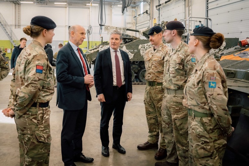 Main image for MP meets NATO troops