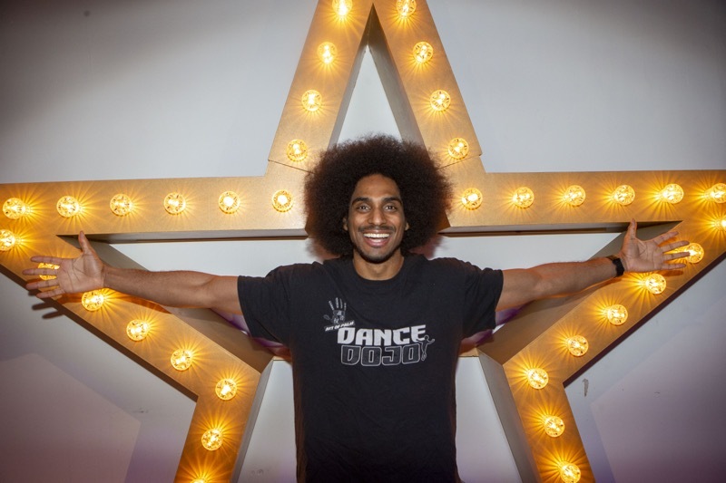 NEW HOME: Pierre Lafayette-Marsh, who has opened his dance studio in the town centre. Picture: Shaun Colborn. PD091924