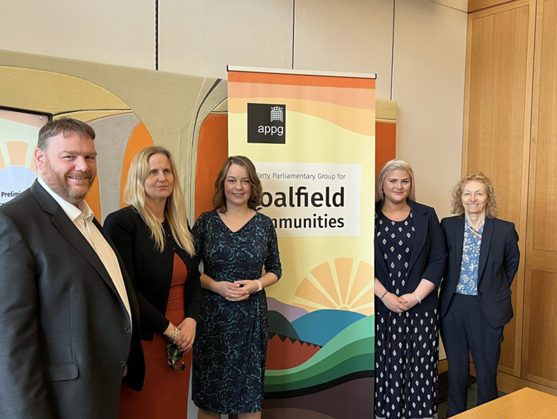 INVESTMENT NEEDED: Barnsley East MP Stephanie Peacock is pictured alongside her coalfields counterparts at the inquiry’s reveal.
