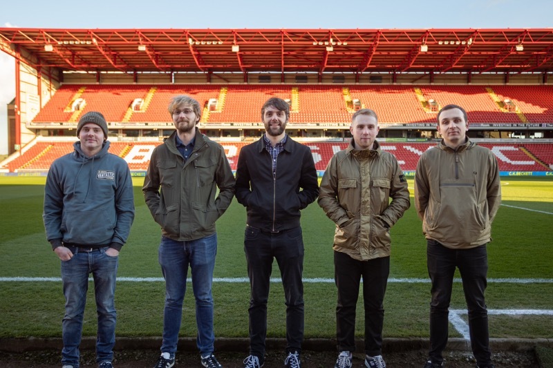 CIVIC GREEN: Members Danny Hall, Andy Lowman, Matt Walker, Gav Darley and Dan Gorton