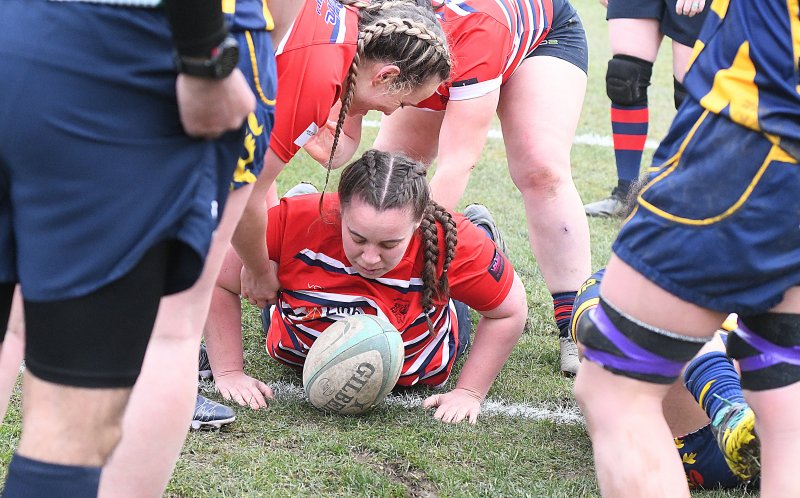 Action from Barnsley Ladies' win