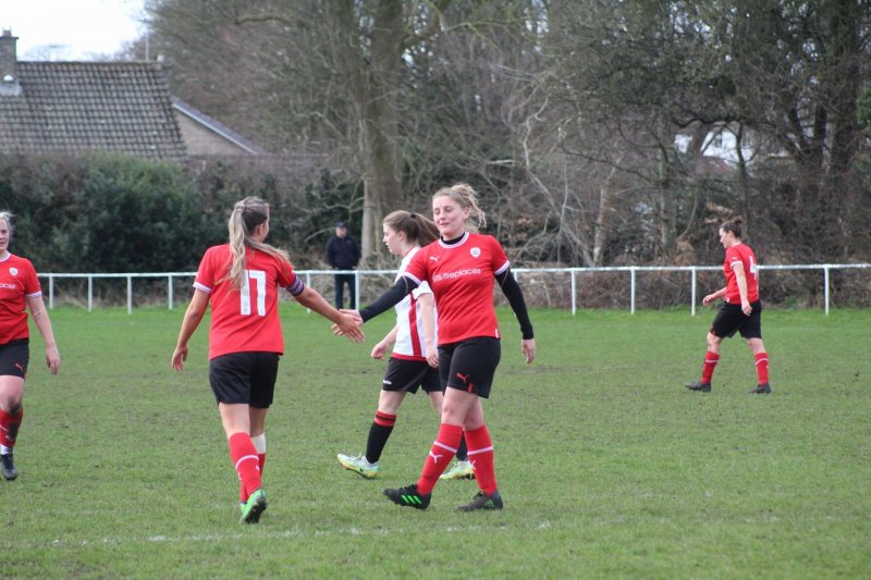 Main image for Ladies close in on title with 8-0 win