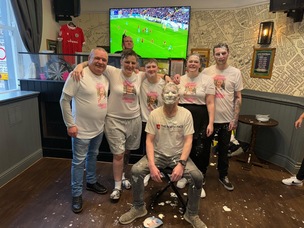 FUNDRAISER: Staff at Corner Pin and friends of Clareese.