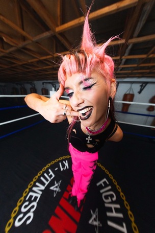 TOP FEATURE: Delilah Bon filmed her latest music video in a Wombwell gym.