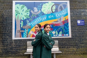NEW MURAL: A new welcome to Wombwell mural has been officially unveiled by Coun James Higginbottom and Endorsed by the Mayor, Railtrack, Northern Rail, British Transport police, SYMCA, South Yorkshire Police, and the Wombwell area partnership alliance, done by local artist Nikki Whiston Inks it spells out diversity, Heritage and mind well being to visitors to Wombwell. Picture Shaun Colborn PD093013