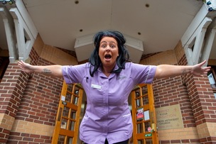 FALLING ANGEL: A carer who is raising funds for a care home is to take  a fall to the tune of 10,000ft as she reddies herself for a sponsored skydive Rachel Addy is due to do the drop in the next coming months. Picture Shaun Colborn PD092944