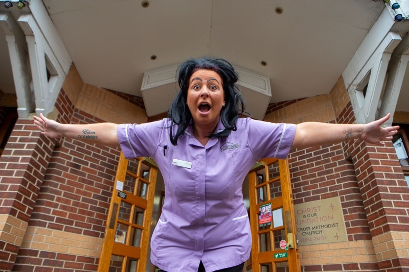 FALLING ANGEL: A carer who is raising funds for a care home is to take  a fall to the tune of 10,000ft as she reddies herself for a sponsored skydive Rachel Addy is due to do the drop in the next coming months. Picture Shaun Colborn PD092944