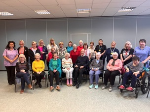 Participants take part in the Barnsley Love to Move session.