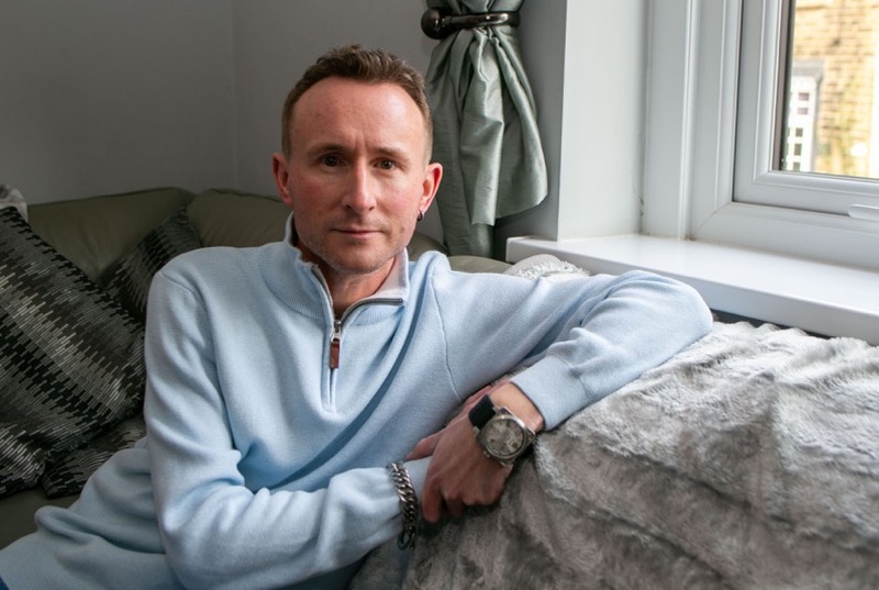 STOMACH REMOVED: Adam Shaw who had his stomach removed, following a rare cancer, which turns out to be hereditary