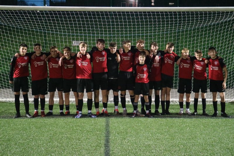Main image for Boys win title with 8-1 victory