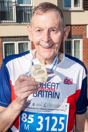 EUROPEAN CHAMPION: Mick Barker who has won Gold and Silver in Poland. Picture Shaun Colborn PD093027