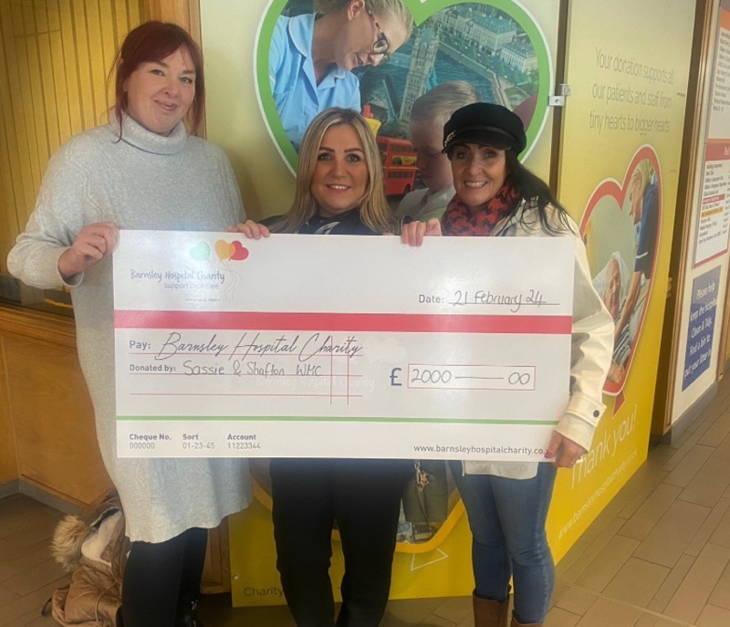 FUNDRAISING TRIO: Donna, Jane and Michelle.