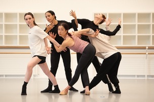 Dancers rehearsing for the symposium. Image by Camilla Greenwell.