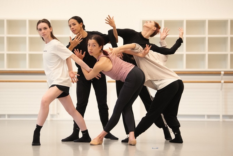 Dancers rehearsing for the symposium. Image by Camilla Greenwell.