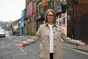 TAKEAWAY PLANS: Coun Nicola Sumner on Wellington Street.