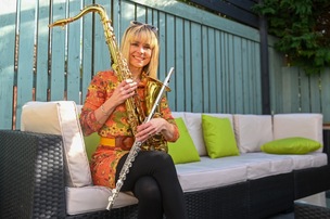 WORLD TOUR: Catherine Rannus and Reuben Barrett.